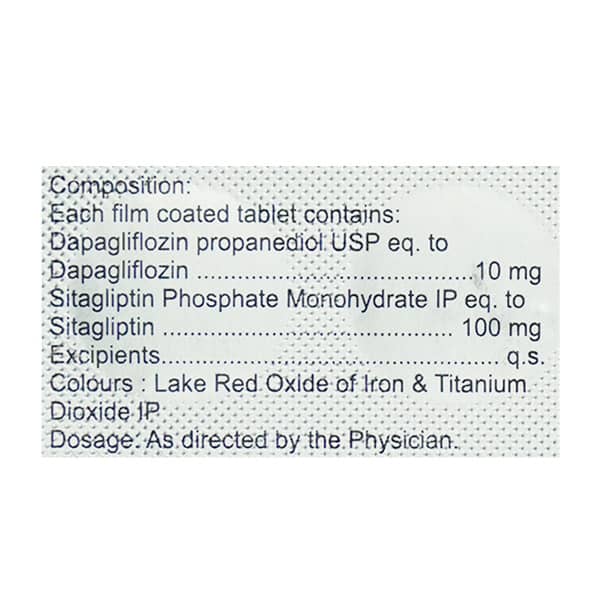 Gluxit S 10/100Mg Strip Of 10 Tablets