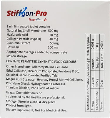 Stiffgon Pro Strip Of 10 Tablets