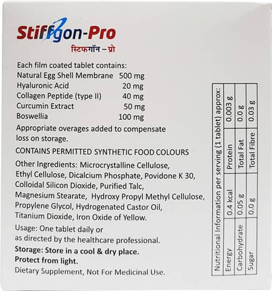 Stiffgon Pro Strip Of 10 Tablets