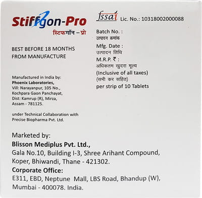 Stiffgon Pro Strip Of 10 Tablets