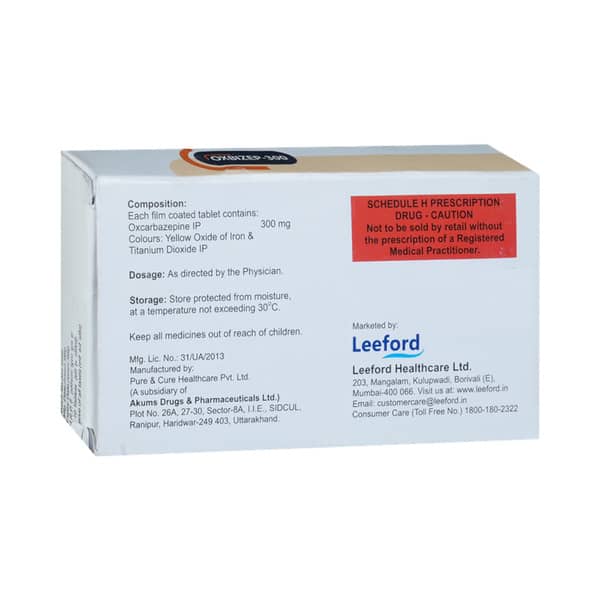 Oxbizep 300mg Strip Of 10 Tablets