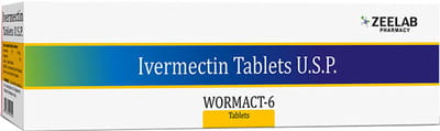 Wormact 6mg Strip Of 4 Tablets