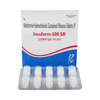 Insuform Sr 500mg Strip Of 10 Tablets