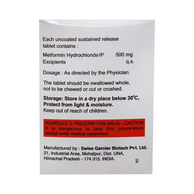 Insuform Sr 500mg Strip Of 10 Tablets