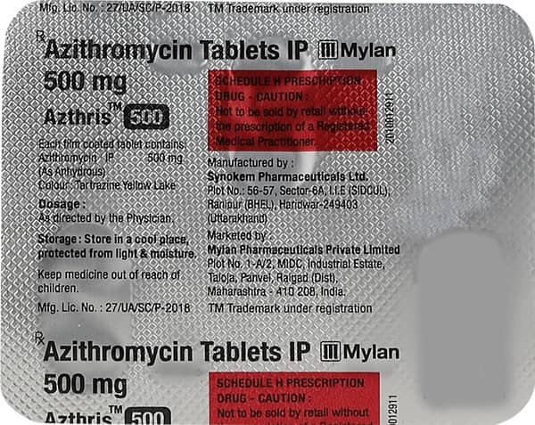 Azthris 500mg Strip Of 3 Tablets