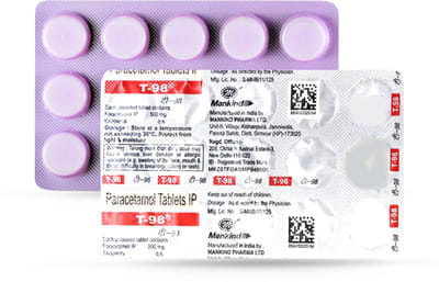 T 98 Strip Of 15 Tablets