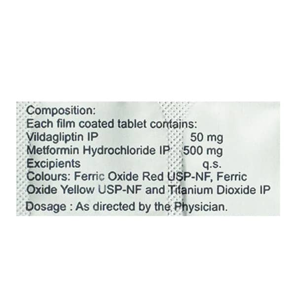 Gliptagreat M 500Mg Strip Of 10 Tablets