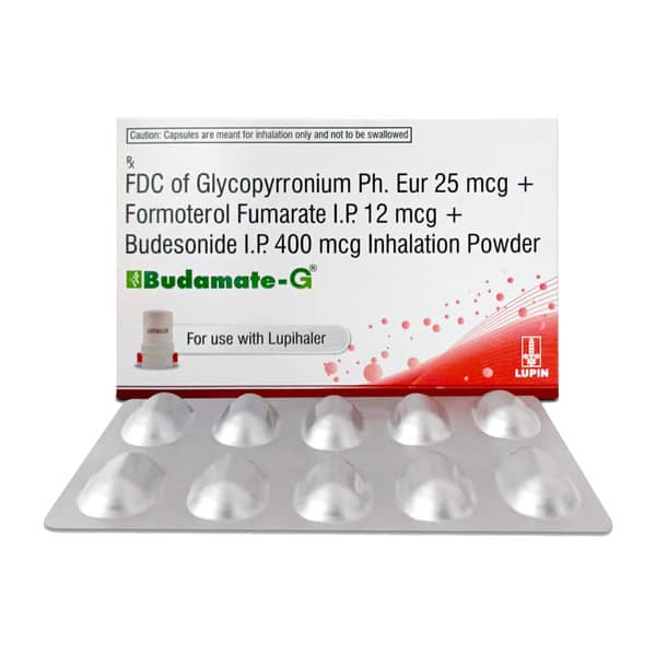 Budamate G Strip Of 10 Inhalation Capsules
