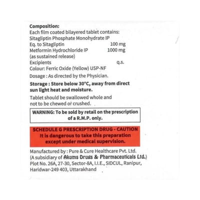 Sitahenz M Od Strip Of 10 Tablets