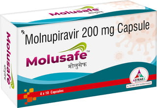 Molusafe 200mg Strip Of 10 Capsules