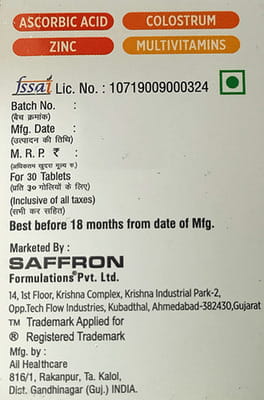 Vitacore C Plus Orange Flavour Bottle Of 30 Chewable Tablets