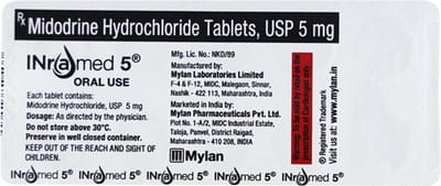 Inramed 5mg Strip Of 10 Tablets