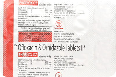 Phoflox Oz Strip Of 10 Tablets