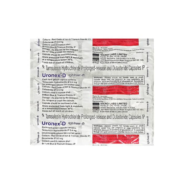 Uronex D Strip Of 15 Capsules