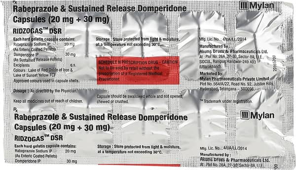 Ridzogas Sr D Strip Of 10 Capsules