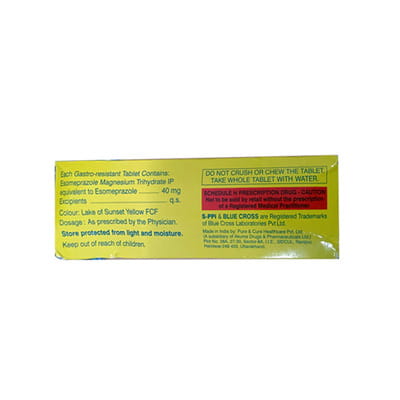 S Ppi 40mg Strip Of 15 Tablets