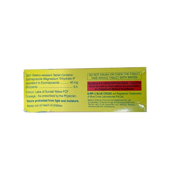 S Ppi 40Mg Strip Of 15 Tablets