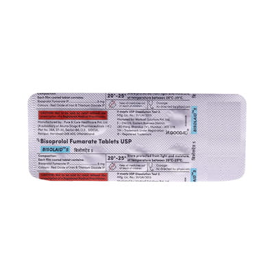 Bisolaid 5mg Strip Of 10 Tablets