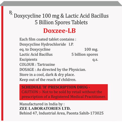 Doxzee Lb Strip Of 10 Tablets