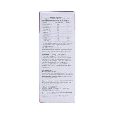 Softeron Gold Strawberry Flavour Botte Of 150ml Suspension