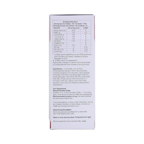 Softeron Gold Strawberry Flavour Botte Of 150Ml Suspension