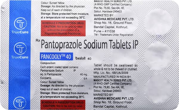 Pancooly 40mg Strip Of 15 Tablets