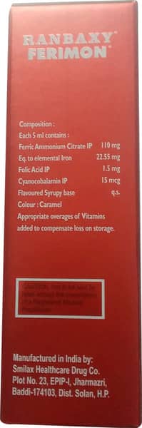 Ferimon Bottle Of 225ml Syrup