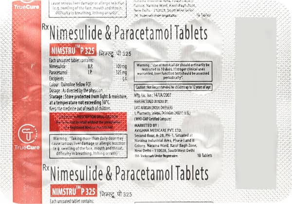 Nimstru P 325mg Strip Of 10 Tablets