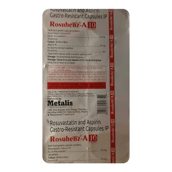 Rosuhenz A 10Mg Strip Of 10 Capsules