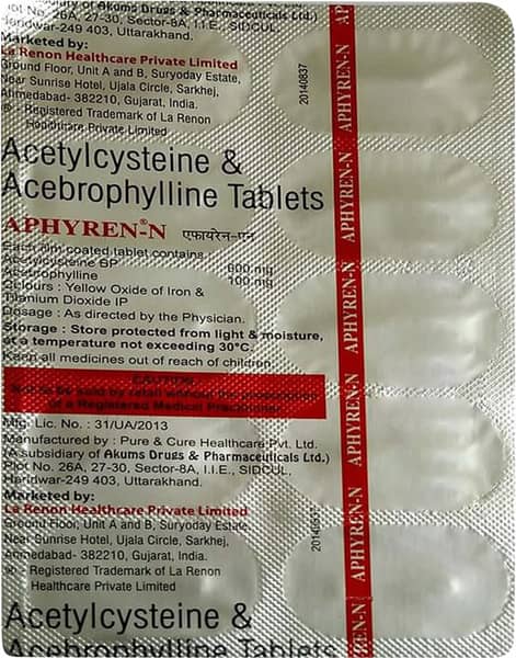 Aphyren N Strip Of 10 Tablets