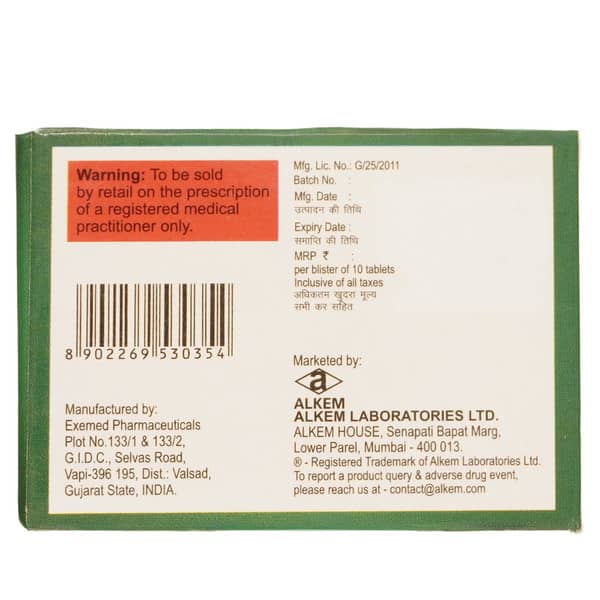 Alsita E 25mg Strip Of 10 Tablets