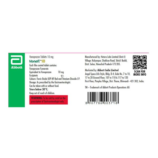 Vonefi 10mg Strip Of 10 Tablets