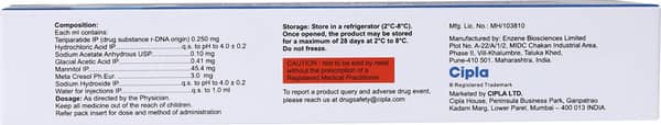 Zotide One 600mcg Pre Filled Pen Of 2.4ml Injection