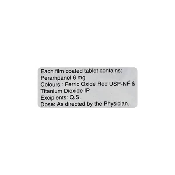 Perampa 6 Strip Of 10 Tablets