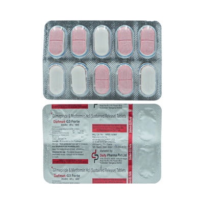 Defmet G Forte 3 Strip Of 10 Tablets