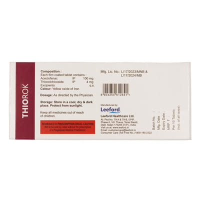 Thiorok Strip Of 10 Tablets