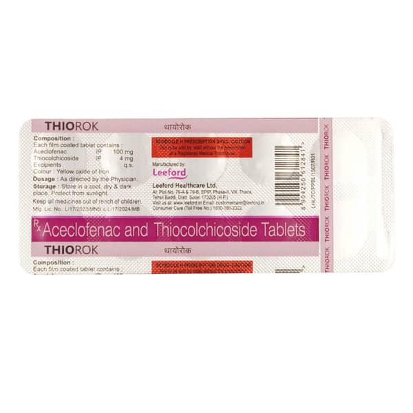 Thiorok Strip Of 10 Tablets