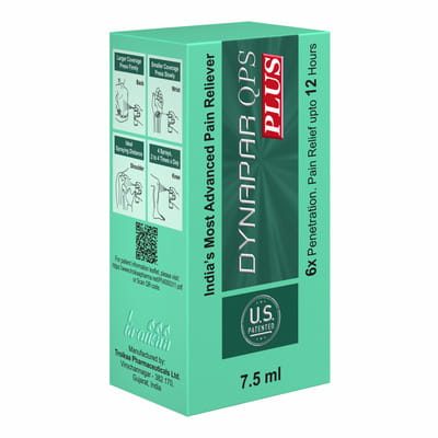 Dynapar Qps Plus Pain Relief Spray For Back | Knee | Muscle & Joint Pain - 7.5 Ml