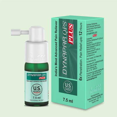 Dynapar Qps Plus Pain Relief Spray For Back | Knee | Muscle & Joint Pain - 7.5 Ml
