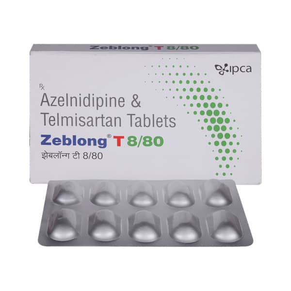 Zeblong T 8/80mg Strip Of 10 Tablets