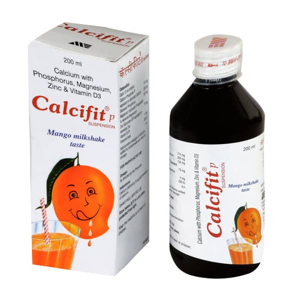 Calcifit P Mango Milkshake Flavour Bottle Of 200ml Suspension