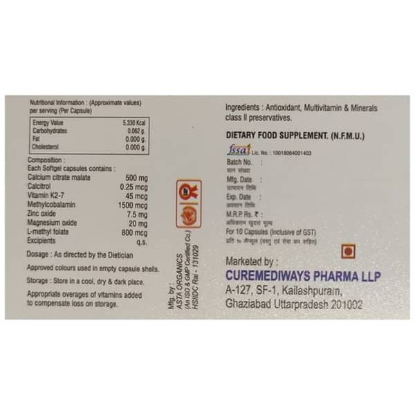 Citracure Plus Strip Of 10 Capsules