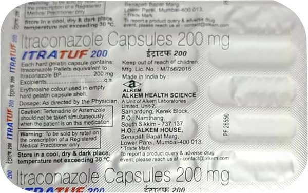 Itratuf 200mg Strip Of 15 Capsules