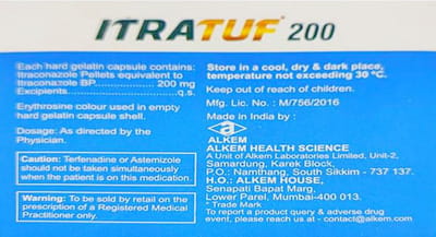 Itratuf 200mg Strip Of 15 Capsules