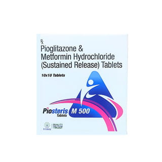 Piosteris M 15/500Mg Strip Of 10 Tablets