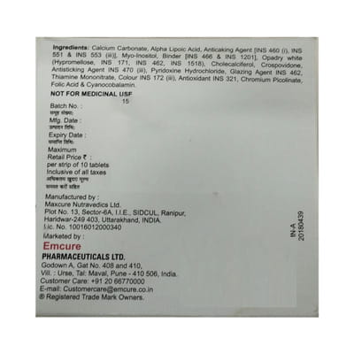 Cobaforte Cd3 Xl Strip Of 10 Tablets