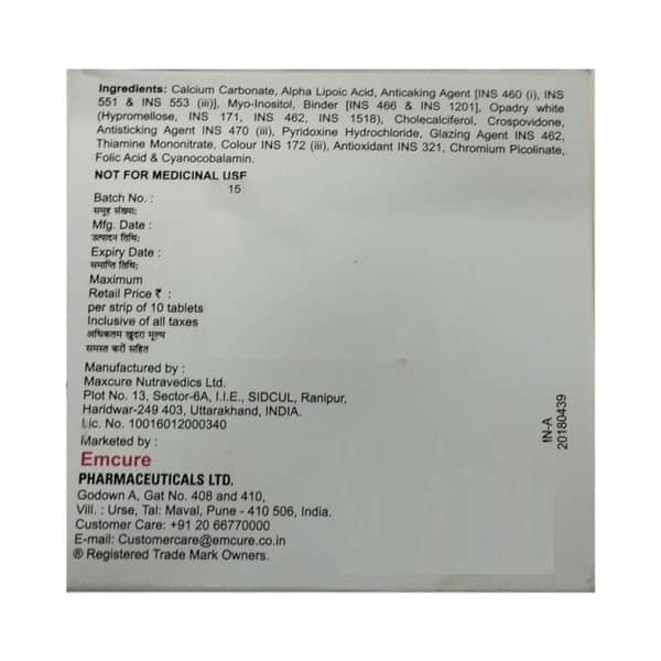 Cobaforte Cd3 Xl Strip Of 10 Tablets