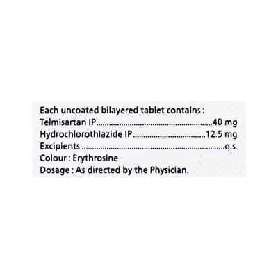 Telmimac H 40 Mg Tablet 10
