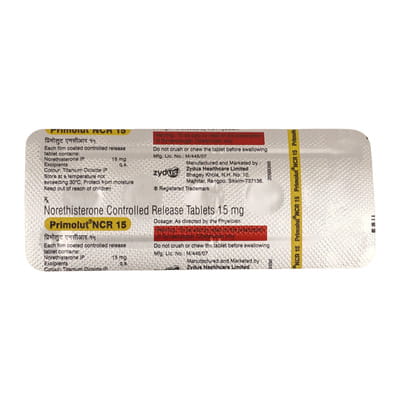 Primolut Ncr 15mg Strip Of 5 Tablets