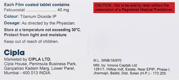 Febutec 40 Tablet